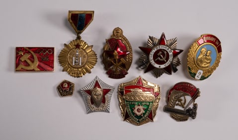 Russian Badge Medal Order Grouping