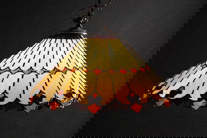 Art & Craft Tiffany Studio Glass Lamp Shade (1 of 6)