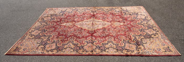 Large Floral Persian Heriz Carpet 10'x14'Ft