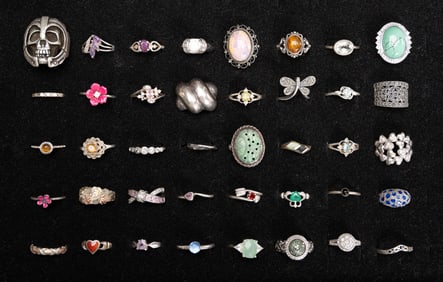 Vintage Sterling Silver Ring Collection