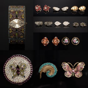 Designer Costume Jewelry Collection Signed Jay Strongwater Schreine Alexis Bittar Heidi Daus Etc