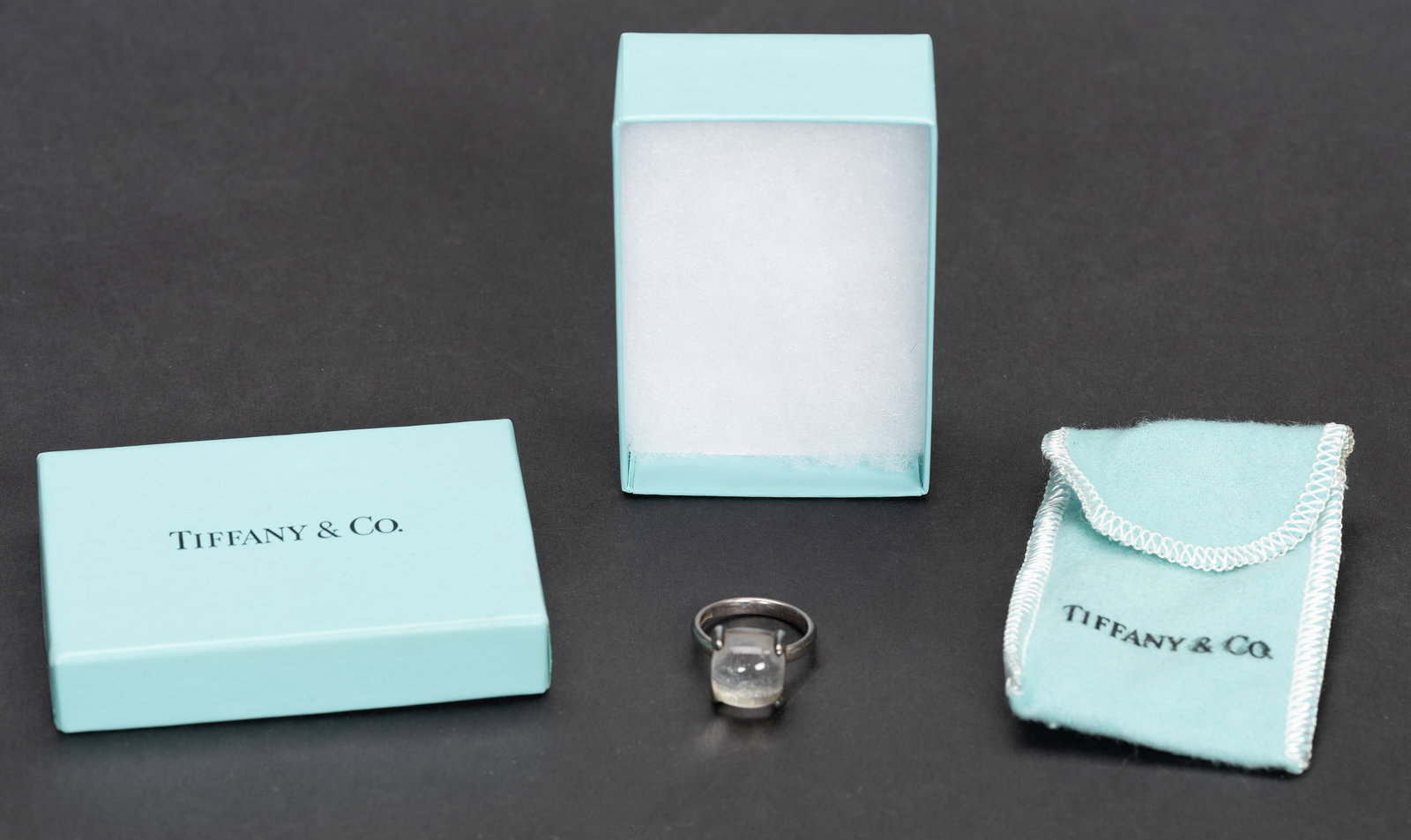 Paloma Picasso For Tiffany & Co 925 Quartz Gem Ring (1 of 5)