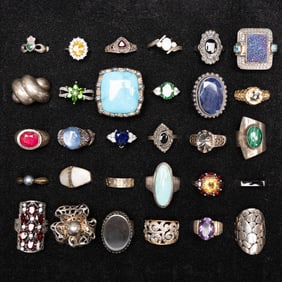 Vintage Sterling Silver Ring Collection
