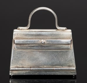 Hermes Sterling Silver Kelly Bag