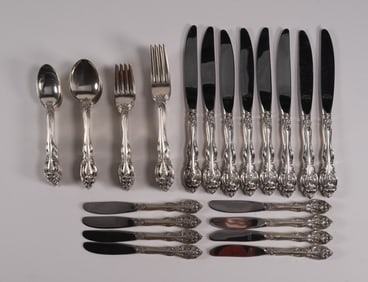 "La Scala" Gorham Sterling Silver Flatware Service for 8