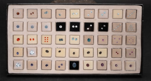 Natural Semi-Precious Faceted Gemstones Lot