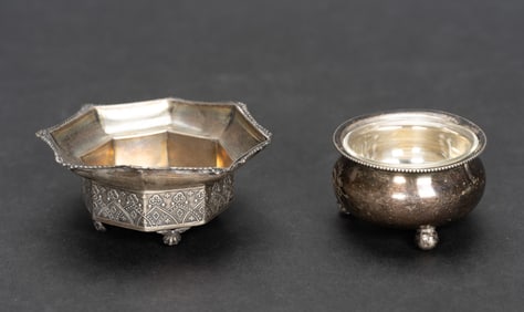 Mikhail Karpinski & Aleksandr Fuld Imperial Russian 875 Silver Bowls (2)