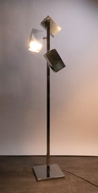 Ernest Lowy "Ambassador" Chrome Floor Lamp