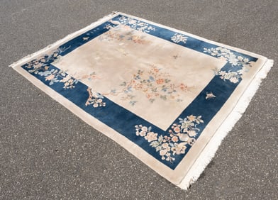 Early 20th C. Wool Art Deco Rug 8' x 10'