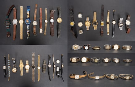 Large Vintage Wristwatch Lot