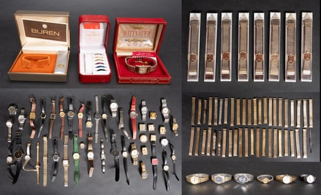 Gold Filled & Plated Wristwatch Collection 18Pcs