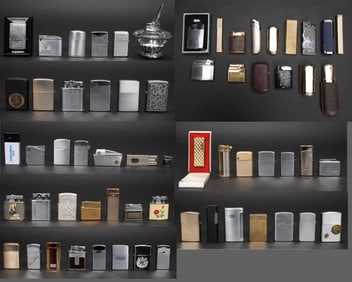 Large Lighter Collection Group Lot of More than 60  Zippo Ronson Etc