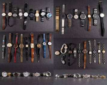 Large Vintage Wristwatch Lot