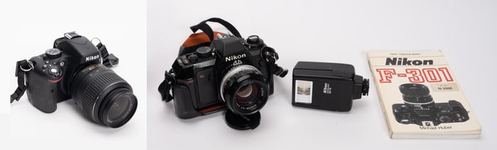 Nikon N 2000 & D5100 SLR Cameras