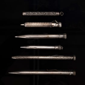 20th C. Sterling Silver Mechanical Pencil Collection