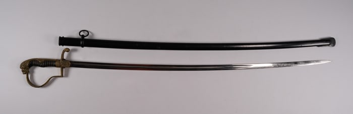 WWII German/Nazi Third Reich Lion’s Head With Lower Jaw Sword WKC