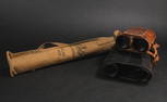 US Army WWI Signal Corp Flag Kit & US Navy WWII Binoculars