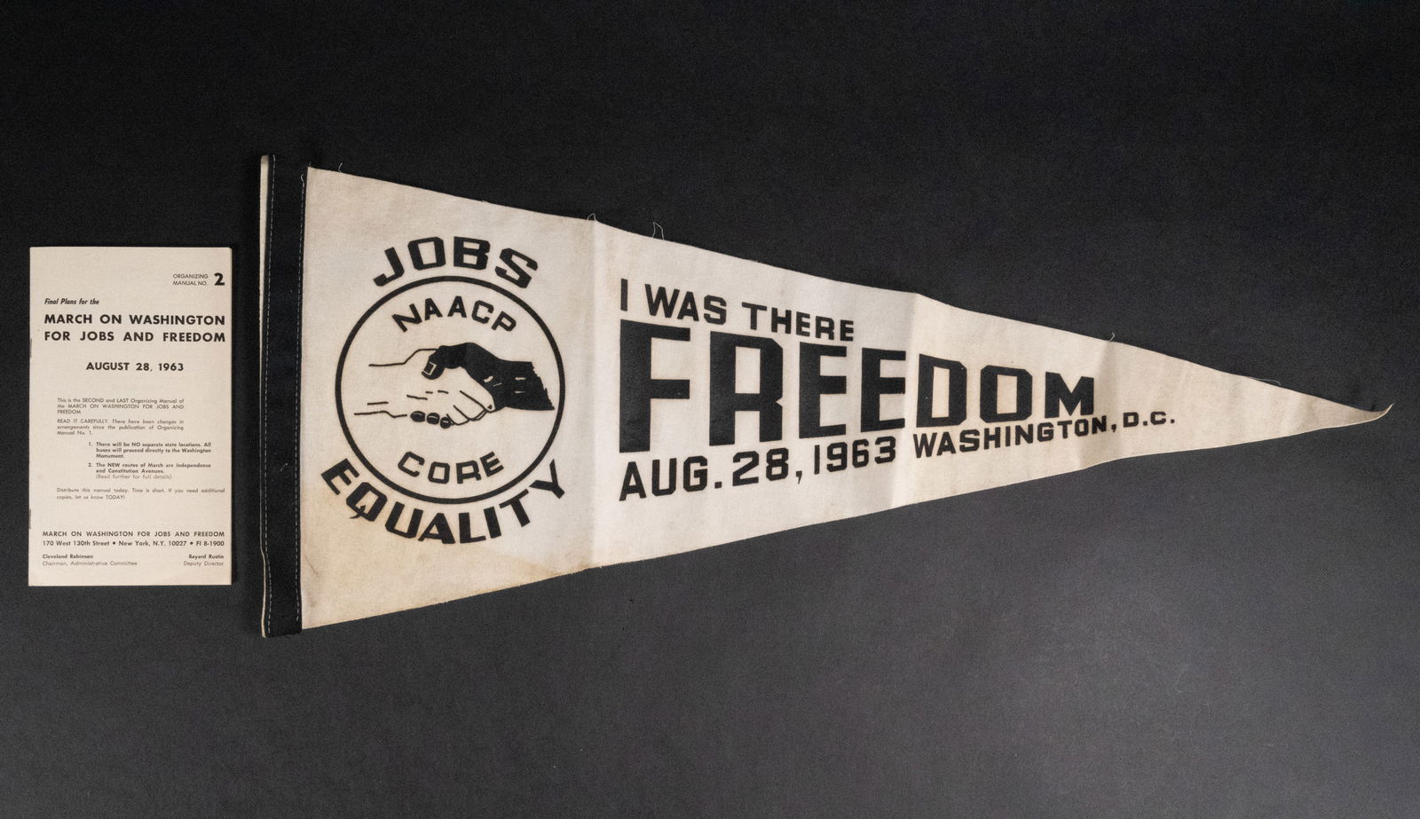 Civil Right Final Plan for the March on Washington for Jobs and Freedom Organizing With Map & (1 of 2)