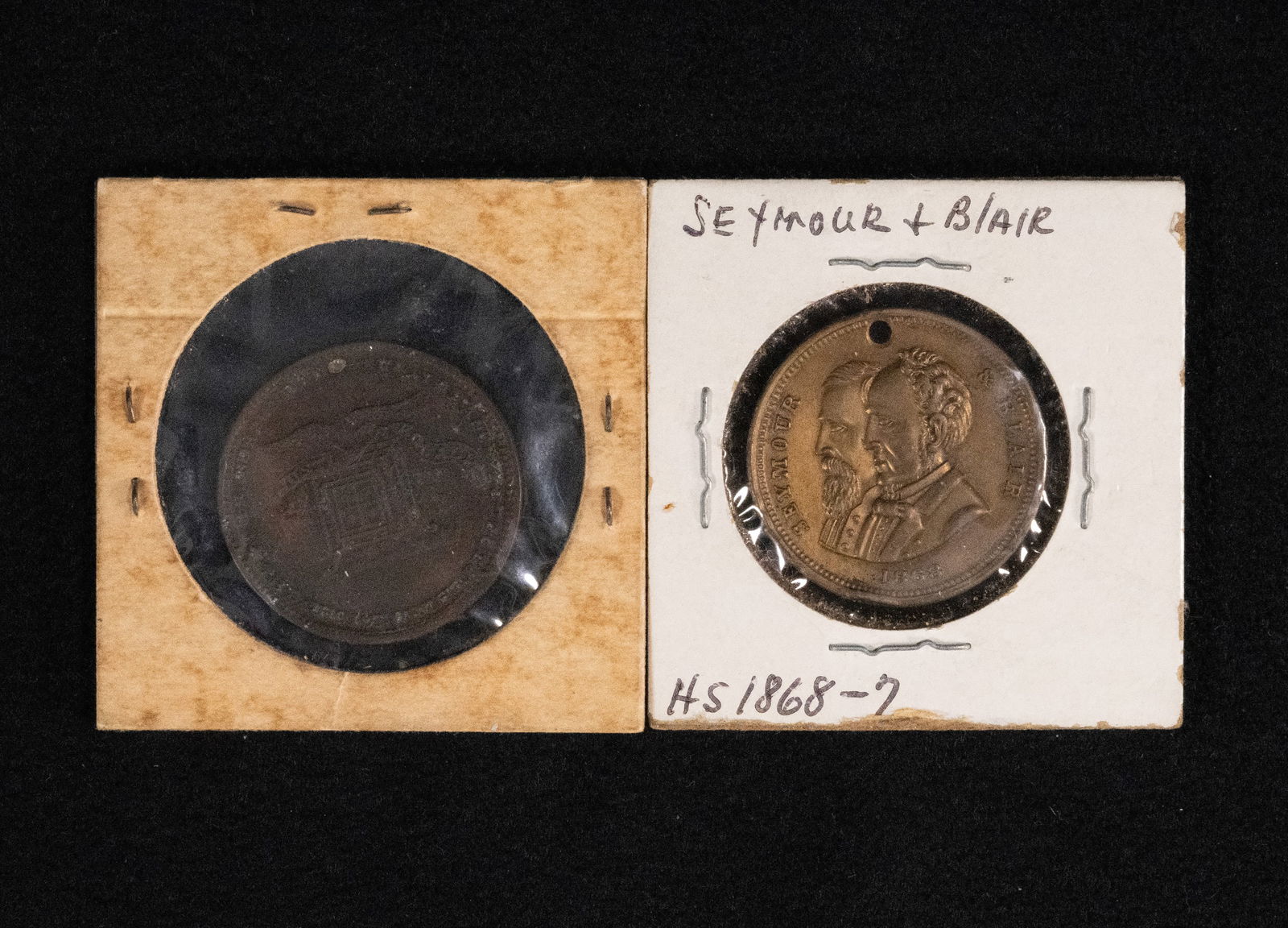 Martin Van Buren & Horatio Seymour Token Coin Medal Collection (1 of 5)