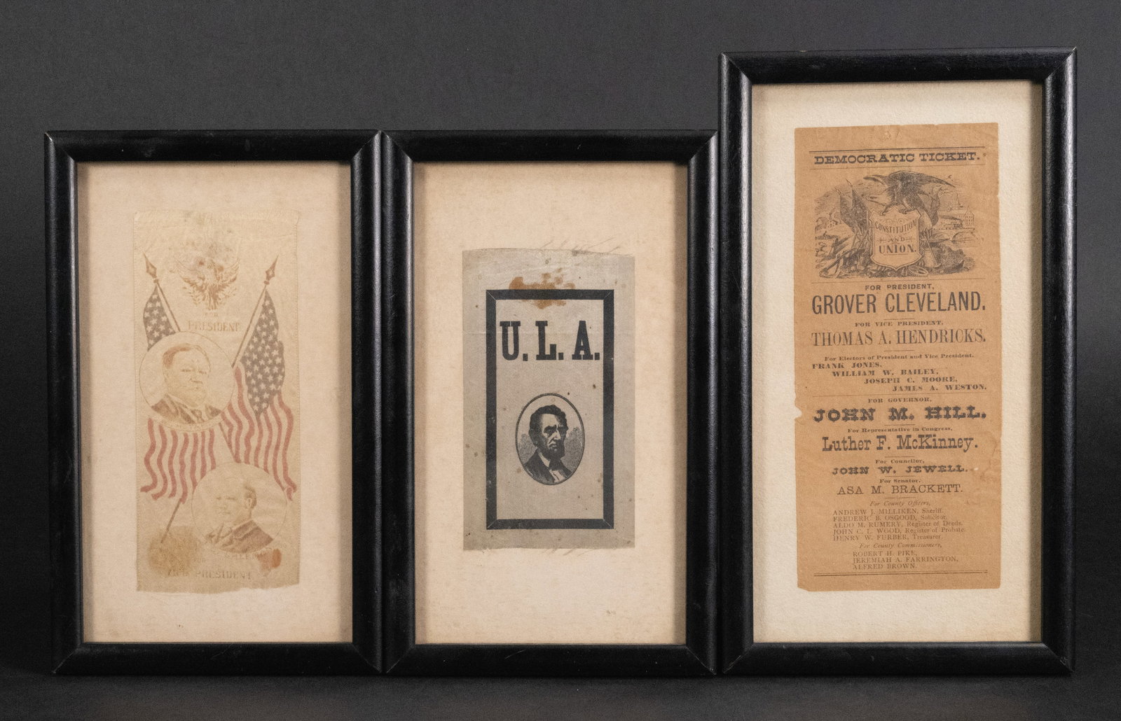 19th c. Political Memorabilia Lincoln Taft Cleaveland (1 of 5)