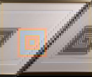 Frank Stella  (NY 1936-2024) Honduras Lottery Co.