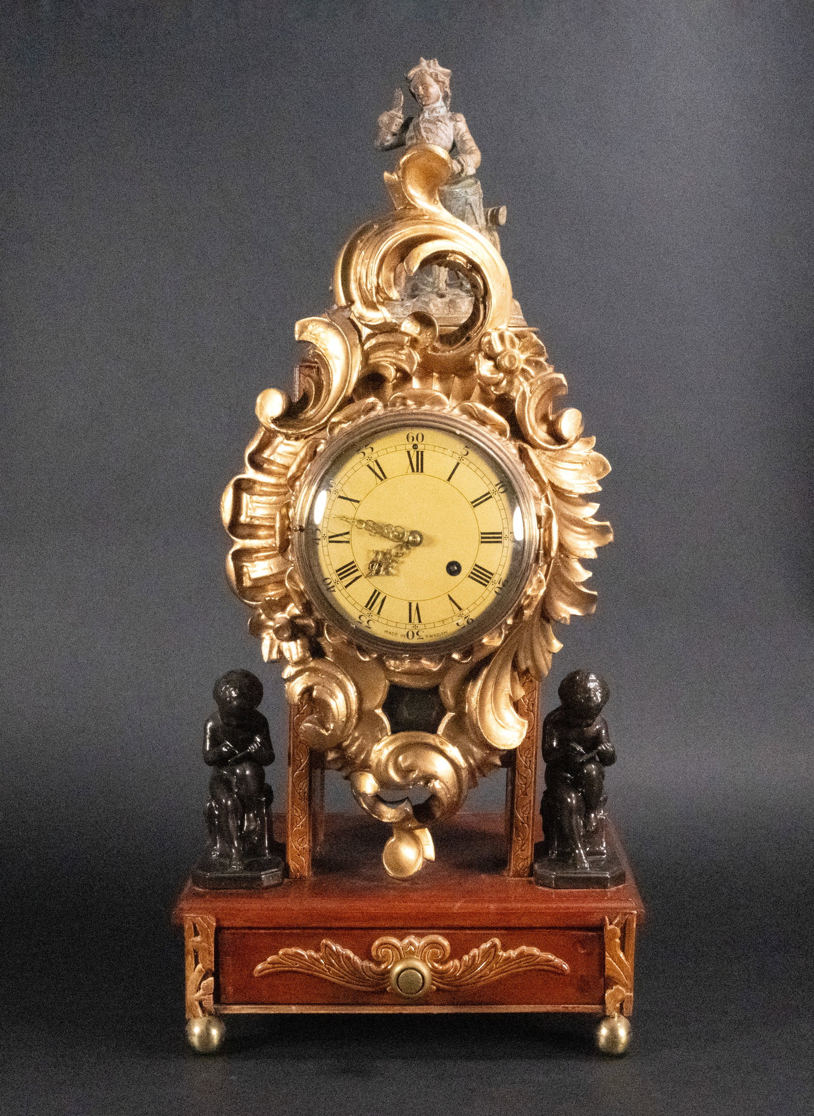 Westerstrand Toreboda Swedish Figural Mantle Clock (1 of 11)