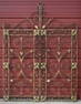 Wrought Solid Iron Foliage Scrolled Garden Gate Two Section
