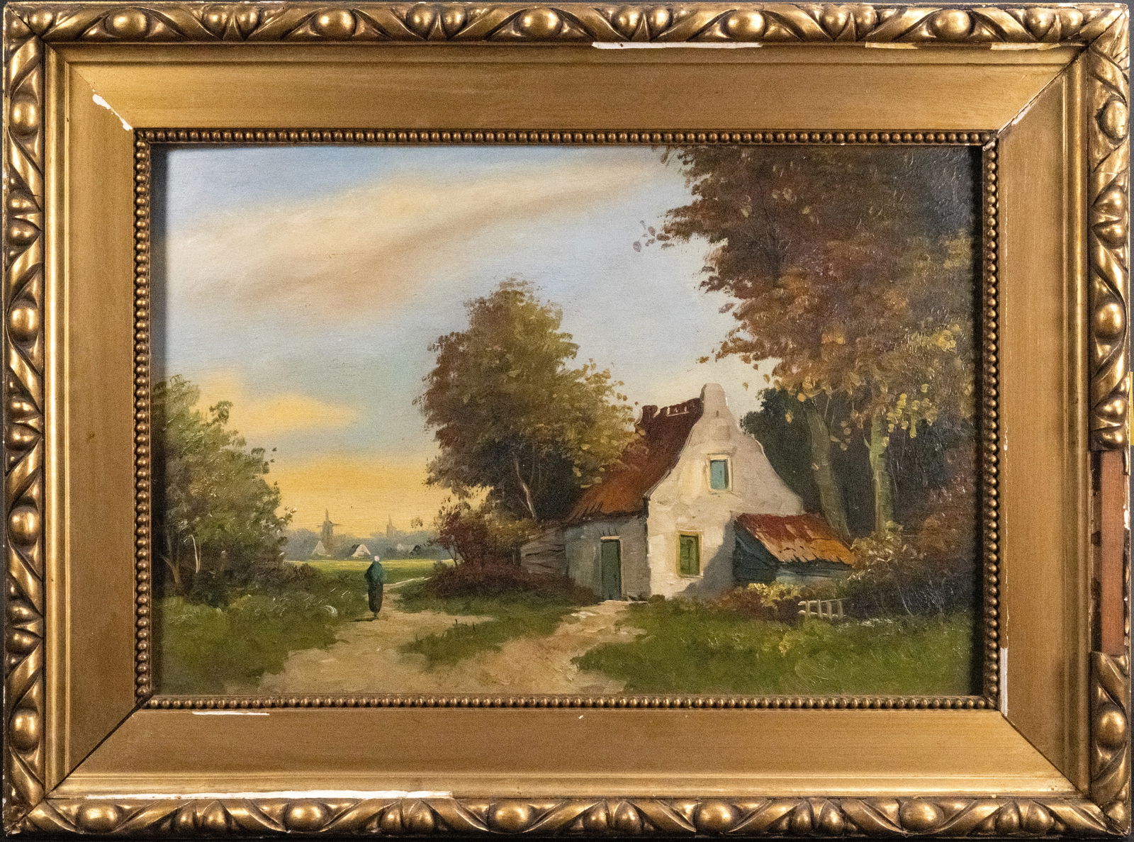 Early 20th Dutch Landscape Oil on Board (1 of 6)