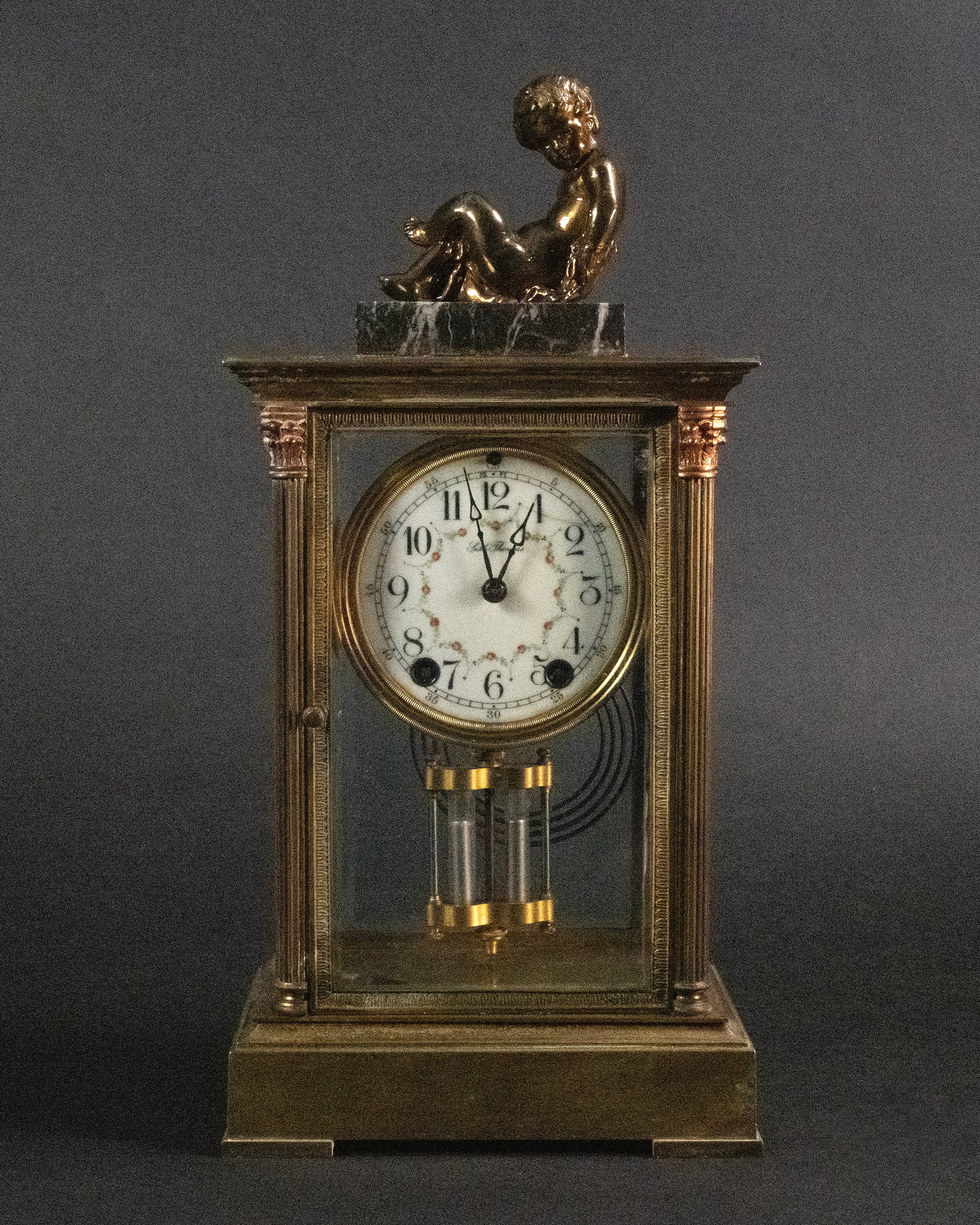 Seth Thomas Crystal Regulator Clock (1 of 9)