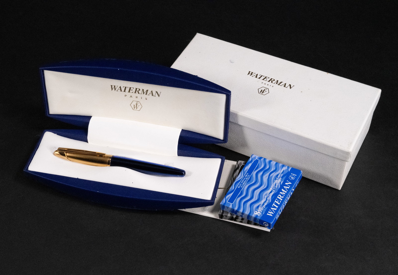 Waterman Edson Fountain Pen 18K W/Box (1 of 12)