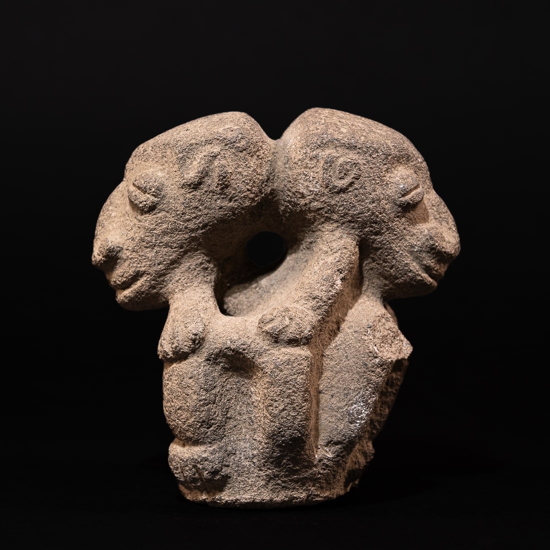 African Yoruba Ibeji Twin Fertility Idol Stone Sculpture (1 of 6)