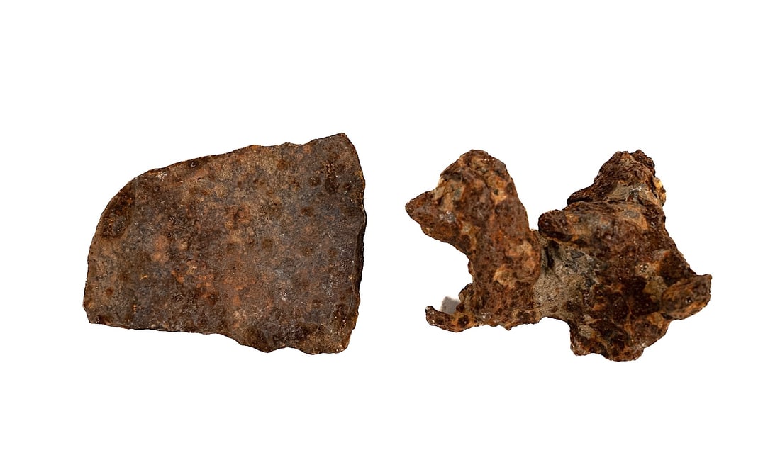 Meteorite Rock Specimen Outerspace 2pc 673 Grams (1 of 9)