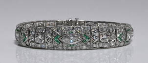 Art Deco Platinum & Diamond Bracelet