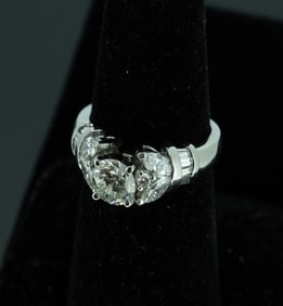 1.06ct Diamond Platinum Engagement Ring
