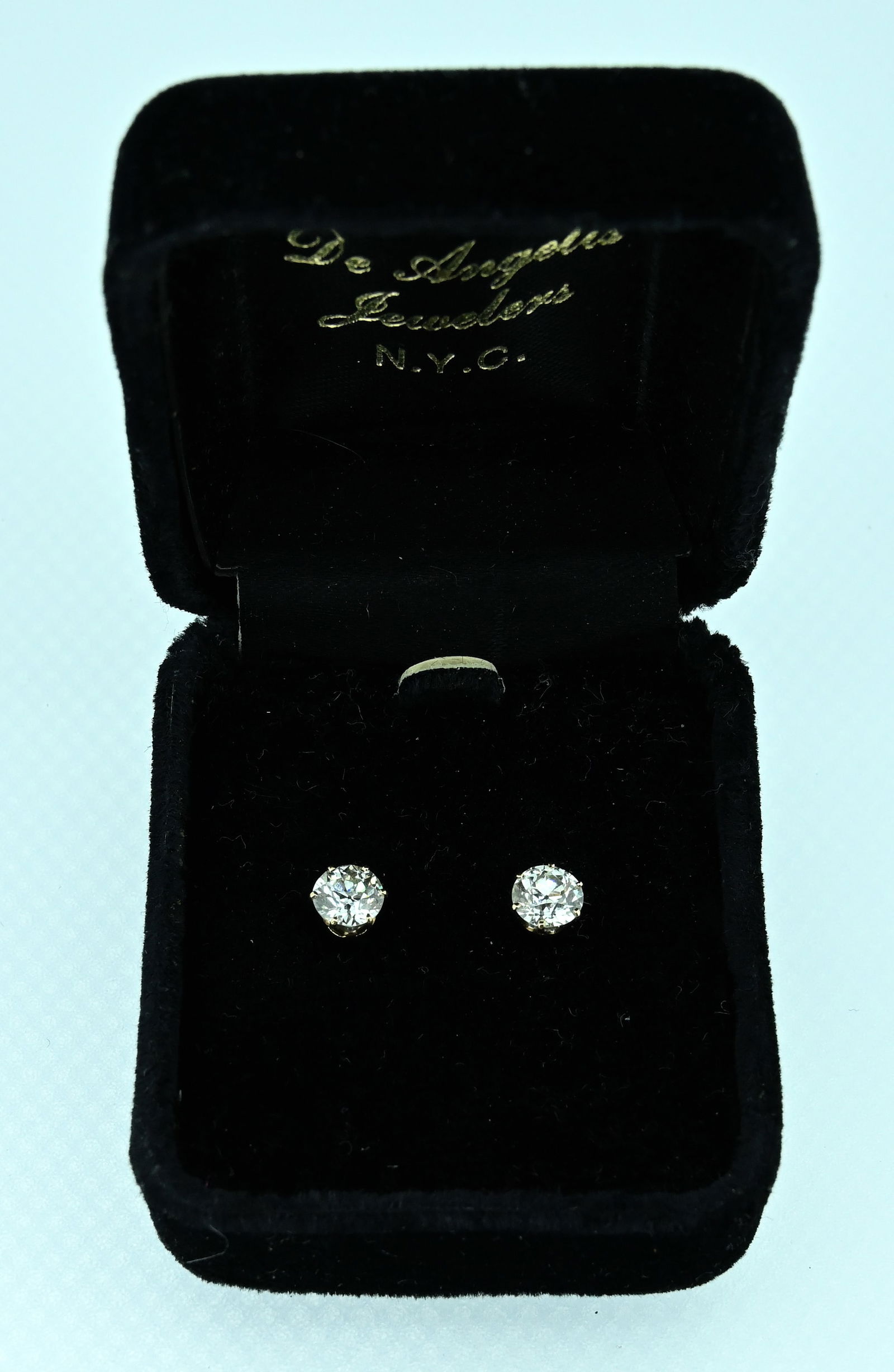 14K Gold 1ct Diamond Stud Earrings (1 of 5)
