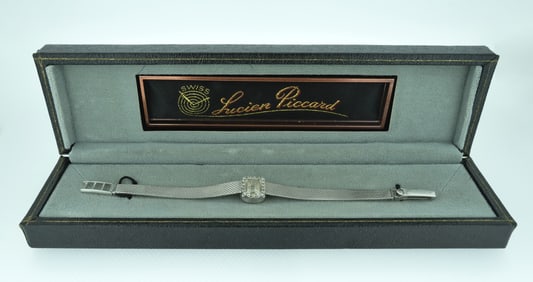 14k & Diamond Lucien Piccard Wristwatch