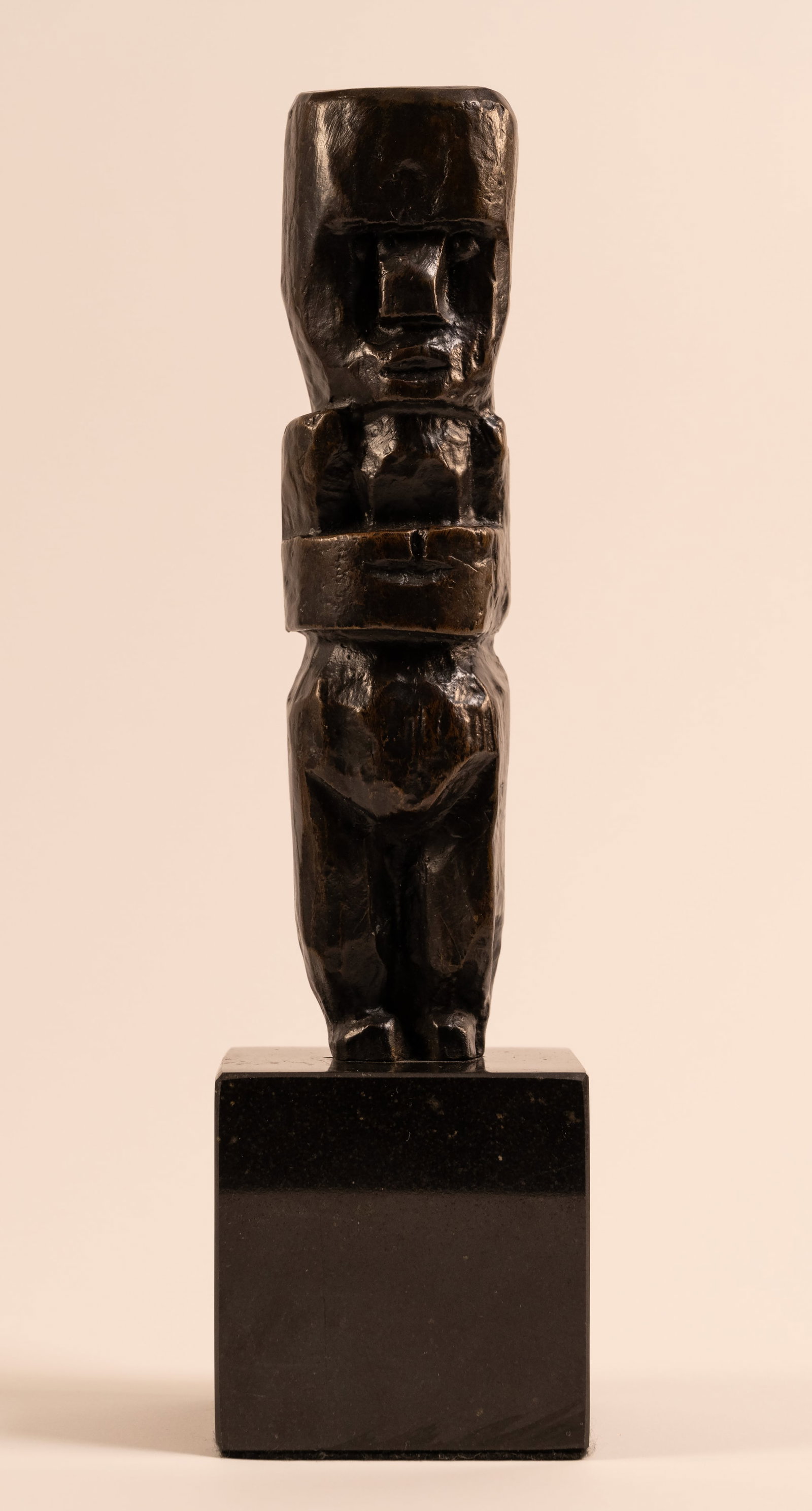 Pablo Picasso (Spain France 1881-1973) "Poupee": Pablo Picasso ( Spanish French 1881 - 1973 ) " La Poupee " Bronze Spanish Totem Doll Sculpture incised with Picasso signature marked edition 10/12. E. Godard foundry mark originally conceived in 1907 
