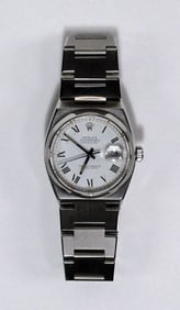 Rolex Oysterquartz Datejust Stainless Steel Vintage 1979 Mens Watch