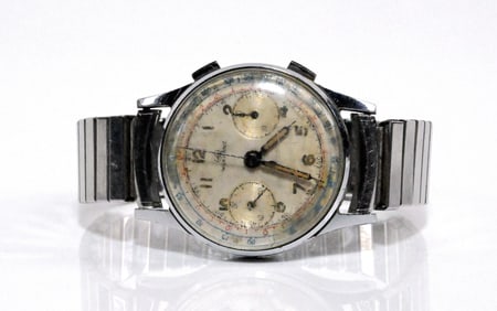 Vintage Wakmann Mens Chronograph Watch Cal No 248