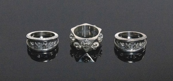 Chrome Hearts Sterling Silver Ring Collection