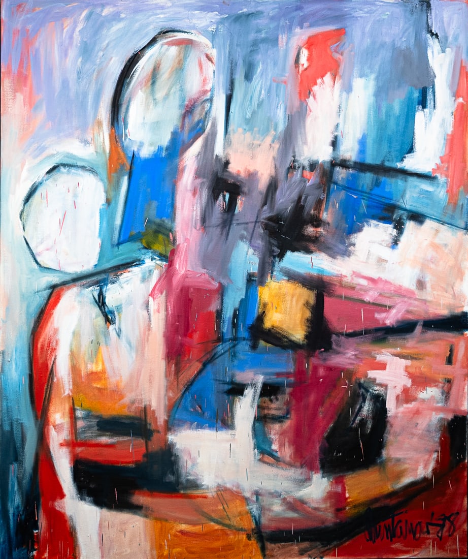 Willem De Kooning ( Dutch America 1904-1997) Ascribed Abstract Oil On Canvas (1 of 6)