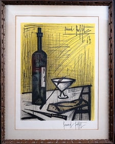 Bernard Buffet ( France 1928-1999) "Le Pain Et le Vin" Signed Lithograph