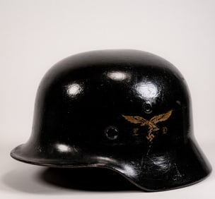 German WWII Luftwaffe M35 Single Decal Steel Helmet 2nd Decal