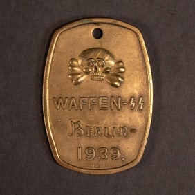 Waffen SS Artillery Label 1939