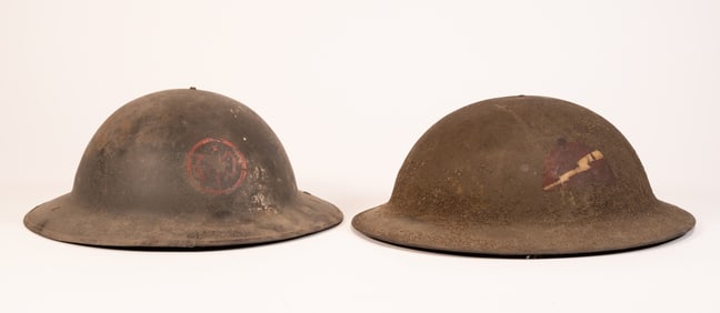 US WWI MSG M1917 Doughboy Helmet Group Lot