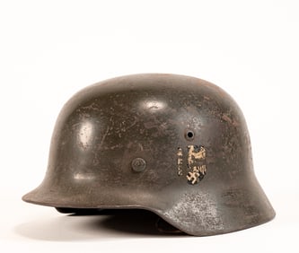 WWII German Luftwaffe M35 EF64 Helmet