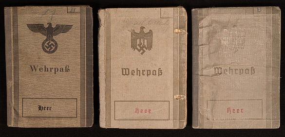 WWII German III Reich Heer Wehrpass Group Lot w/ Photos Additional Documents etc