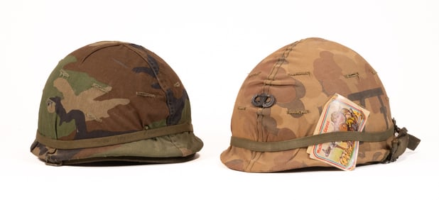 American Army M1 Combat Helmets w/Liners Group Lot