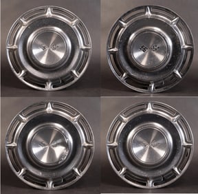 Vintage 1959-1969 Corvette 14" Hubcap Set of 4