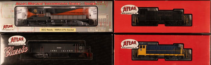 Atlas Long Island Railroad LIRR & MTA HO Locomotive Switch Group Lot